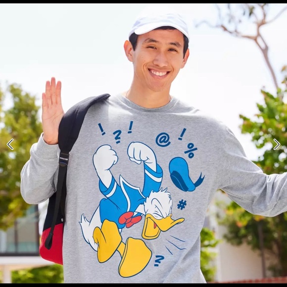 Donald Duck Long Sleeve T-Shirt for Adults - Picture 6 of 6